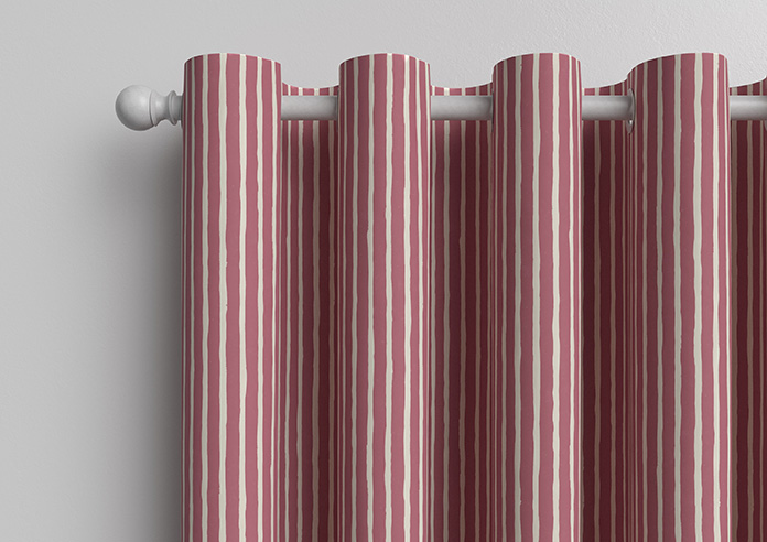 Vintage Stripe, Bowler Red - Made to Measure Curtains - Image 12